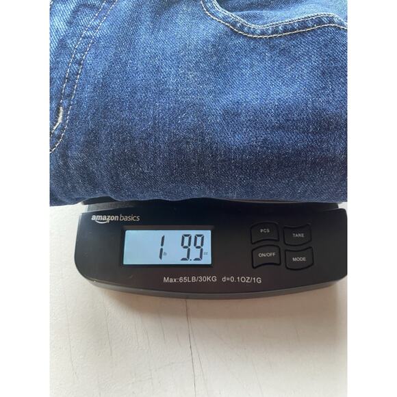 Vintage Guess Jeans Womens 28x34 Denim Straight Leg Triangle Patch 90s Retro - Picture 14 of 14